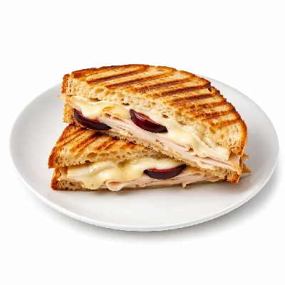 Whole Foods Market Recipes Appetizers Smoked Turkey Plum and Brie Panini