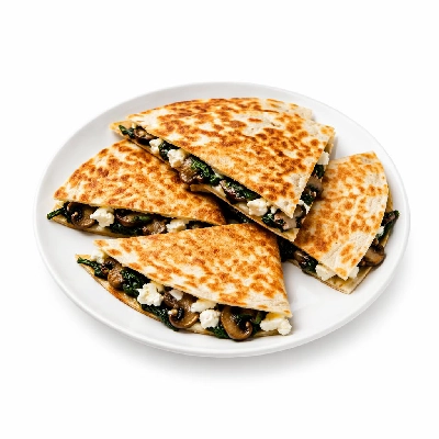 Whole Foods Market Recipes Appetizers Spinach Mushroom Quesadillas with Feta