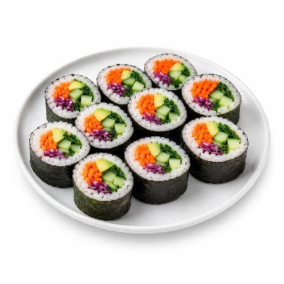Whole Foods Market Recipes Appetizers Springtime Veggie Sushi with Almond Butter
