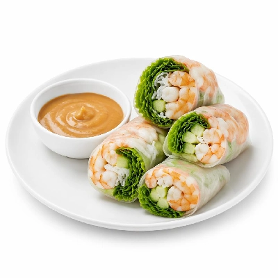 Whole Foods Market Recipes Appetizers Vietnamese Spring Rolls with Peanut Sauce