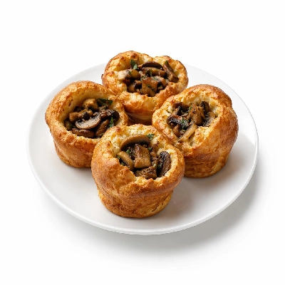 Whole Foods Market Recipes Appetizers Wild Mushroom and Sage Popovers