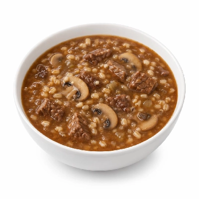 Whole Foods Market Recipes Barley Soup with Beef and Mushrooms