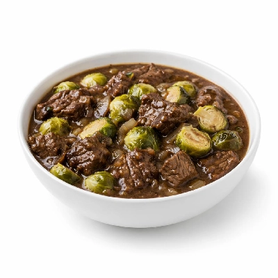 Whole Foods Market Recipes Beer Braised Beef Stew with Brussels Sprouts