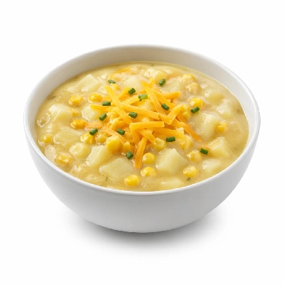 Whole Foods Market Recipes Cheddar Corn and Potato Chowder