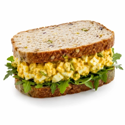 Whole Foods Market Recipes Curried Egg Salad Sandwiches with Pistachios and Arugula