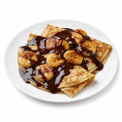 Whole Foods Market Recipes Desserts Caramelized Bananas Crepes with Mexican Chocolate Sauce