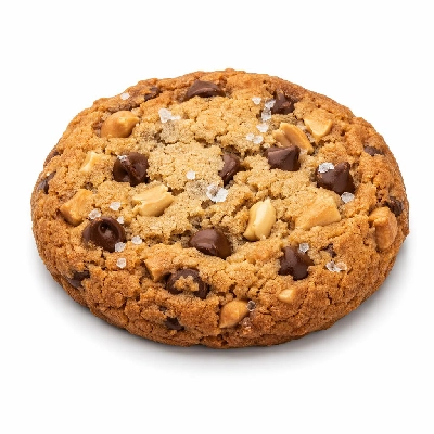 Whole Foods Market Recipes Desserts Chunky Peanut Butter Chocolate Chip Cookies with Fleur De Sel