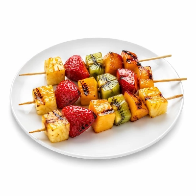 Whole Foods Market Recipes Desserts Grilled Fruit Kebobs with Pineapple Mint Glaze