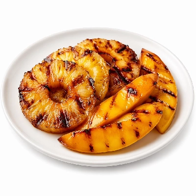 Whole Foods Market Recipes Desserts Grilled Pineapple and Mango with Balsamic Glaze