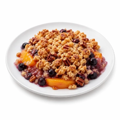 Whole Foods Market Recipes Desserts Peach Blueberry and Pecan Crumble