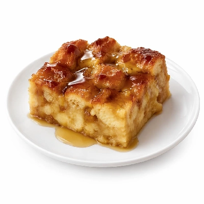 Whole Foods Market Recipes Desserts Warm Bread Pudding with Maple Vanilla Sauce