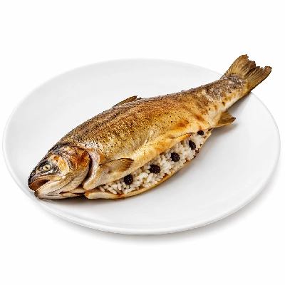 Whole Foods Market Recipes Main Dishes Baked Basmati and Currant Stuffed Trout