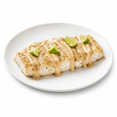 Whole Foods Market Recipes Main Dishes Baked Halibut with Tahini and Lime