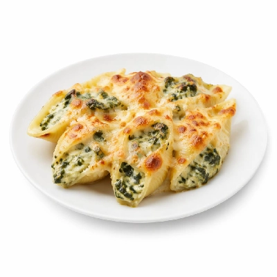 Whole Foods Market Recipes Main Dishes Baked Pasta Shells with Spinach Cheese Filling