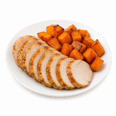 Whole Foods Market Recipes Main Dishes Baked Turkey Tenderloin with Winter Squash