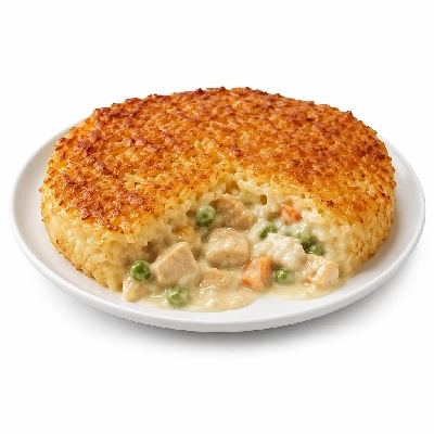 Whole Foods Market Recipes Main Dishes Chicken "Pot Pie" with Crunchy Brown Rice Crust