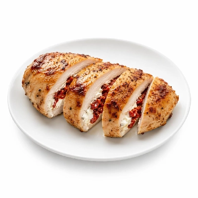 Whole Foods Market Recipes Main Dishes Chicken Stuffed with Goat Cheese and Red Pepper Tapenade
