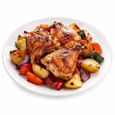 Whole Foods Market Recipes Main Dishes Chicken with Sage Roasted Vegetables