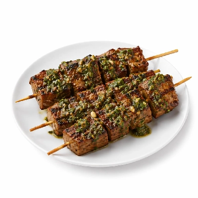 Whole Foods Market Recipes Main Dishes Chimichurri Seitan Skewers