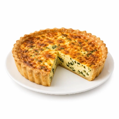 Whole Foods Market Recipes Main Dishes Classic Chevre and Sorrel Quiche in Butter Pastry