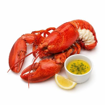 Whole Foods Market Recipes Main Dishes Classic Lobster with Lemon and Chive Drawn Butter