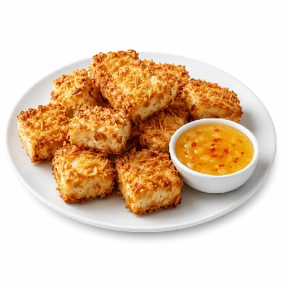 Whole Foods Market Recipes Main Dishes Coconut Tofu with Spicy Pineapple Dipping Sauce