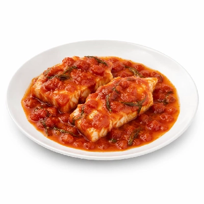 Whole Foods Market Recipes Main Dishes Cod Poached in Tomato Tarragon Sauce