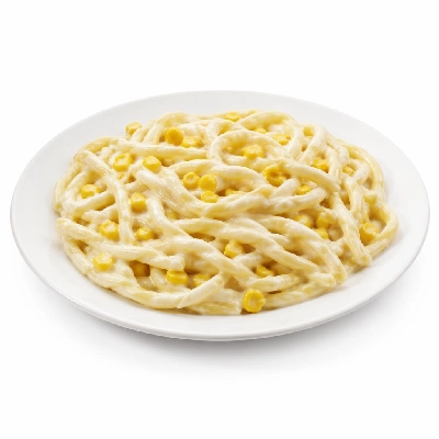 Whole Foods Market Recipes Main Dishes Frascatelli Carbonara with Sweet Corn