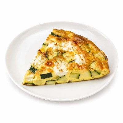 Whole Foods Market Recipes Main Dishes Goat Cheese and Zucchini Frittata