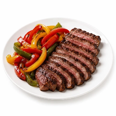 Whole Foods Market Recipes Main Dishes Grilled Sirloin and Mixed Peppers