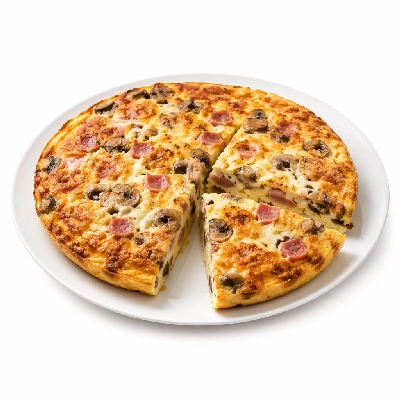 Whole Foods Market Recipes Main Dishes Ham Mushroom and Fontina Frittata