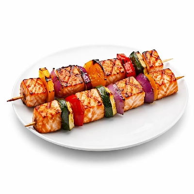 Whole Foods Market Recipes Main Dishes Honey Lime Salmon Kabobs