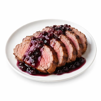 Whole Foods Market Recipes Main Dishes Lamb with Lavender Blueberry Sauce