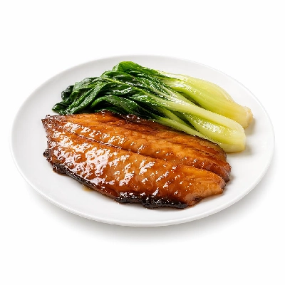 Whole Foods Market Recipes Main Dishes Miso Glazed Catfish and Bok Choy