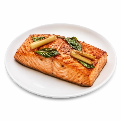 Whole Foods Market Recipes Main Dishes Pan Roasted Wild Salmon with Lemongrass and Basil