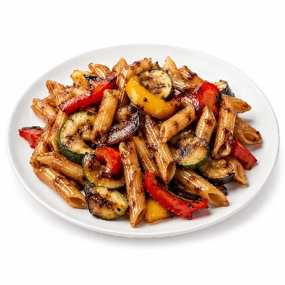 Whole Foods Market Recipes Main Dishes Penne with Grilled Balsamic Vegetables