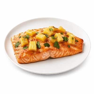 Whole Foods Market Recipes Main Dishes Pineapple and Cilantro Baked Salmon