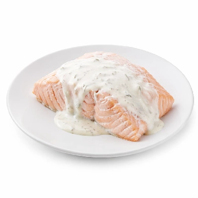 Whole Foods Market Recipes Main Dishes Poached Salmon with Fresh Horseradish Sauce
