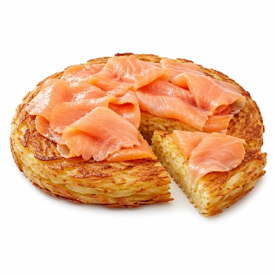 Whole Foods Market Recipes Main Dishes Potato Galette with Smoked Salmon
