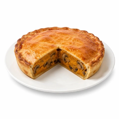 Whole Foods Market Recipes Main Dishes Pumpkin and Mushroom Pie