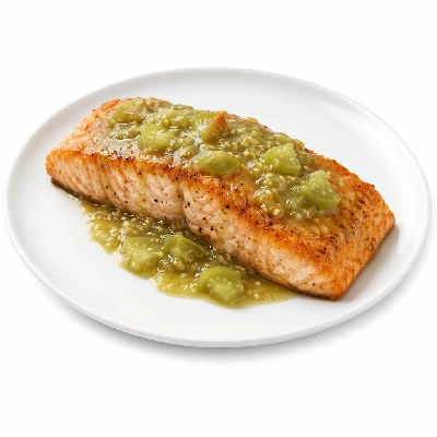 Whole Foods Market Recipes Main Dishes Roasted Salmon with Tomatillos