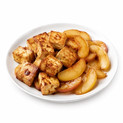 Whole Foods Market Recipes Main Dishes Roasted Tofu with Sauteed Apples