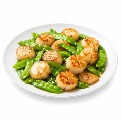 Whole Foods Market Recipes Main Dishes Scallops and Snow Peas
