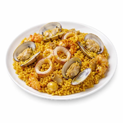 Whole Foods Market Recipes Main Dishes Seafood Paella with Squid and Clams