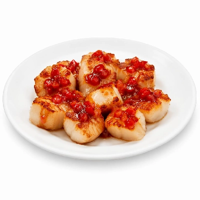 Whole Foods Market Recipes Main Dishes Seared Scallops with Red Pepper Jam