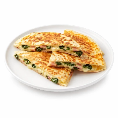 Whole Foods Market Recipes Main Dishes Smoked Ham Gruyere and Arugula Quesadillas