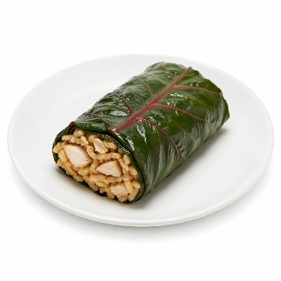 Whole Foods Market Recipes Main Dishes Swiss Chard Rolls Stuffed with Turkey and Wild Rice