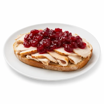 Whole Foods Market Recipes Open Face Turkey and Cranberry Sandwiches