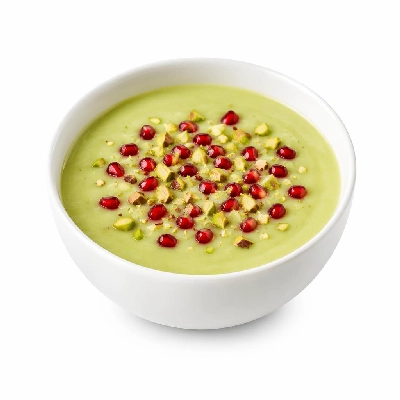 Whole Foods Market Recipes Pear Pistachio and Pomegranate Soup