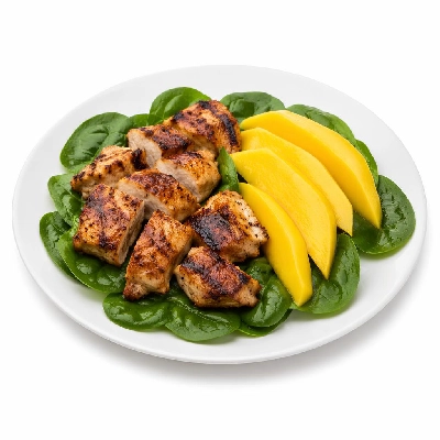 Whole Foods Market Recipes Salads Grilled Chicken Spinach with Mangoes